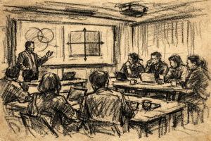 A drawing of the UCL Knowledge Lab