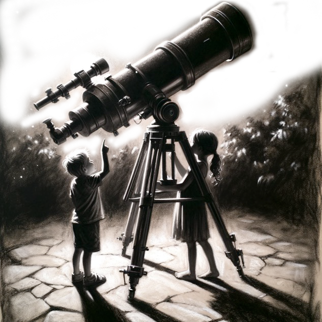 A galaxy telescope