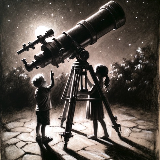 A galaxy telescope